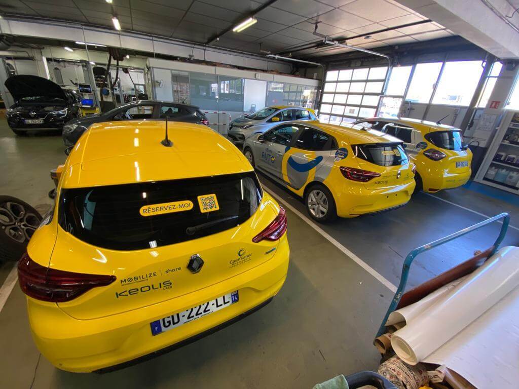 Covering automobile